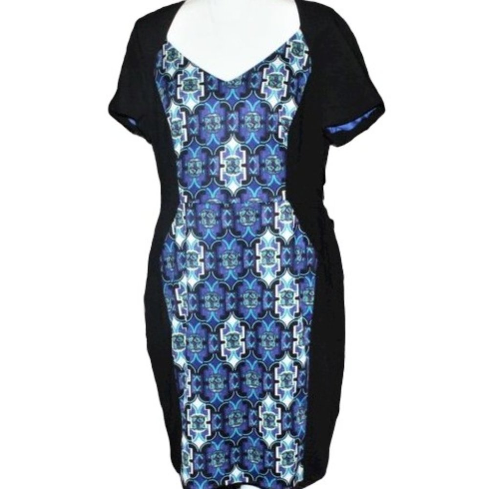 Andrew Marc New York Color Block Dress NWT 14